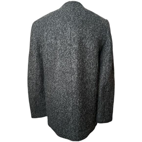 Cotton Candy Grey Wool Blend Zip Up Coat Jacket Women's Size S - Picture 2 of 4